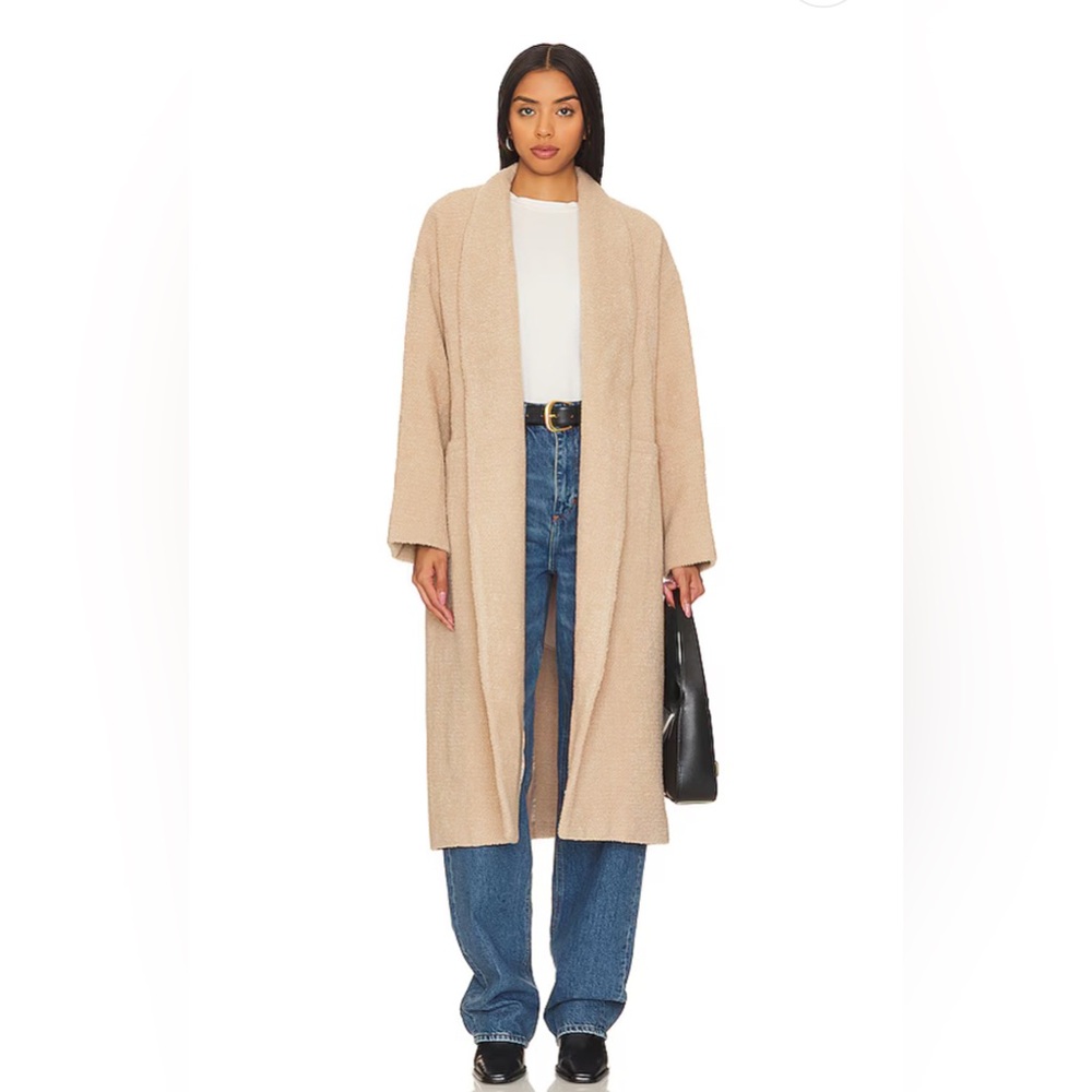 NWT XL Astr Edna Coat in Taupe